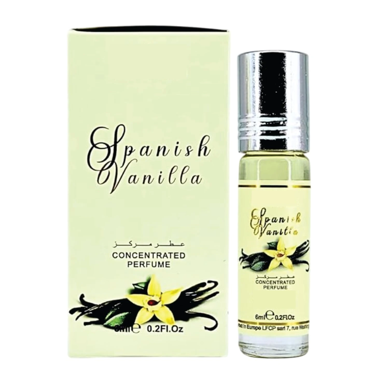 Sapphire's Choice Spanish Vanilla Perfume Oil for Women and Men, 6ml | Vanilla, Milky and Sweet Fragrance, Unisex, PERSONAL FRAGRANCE