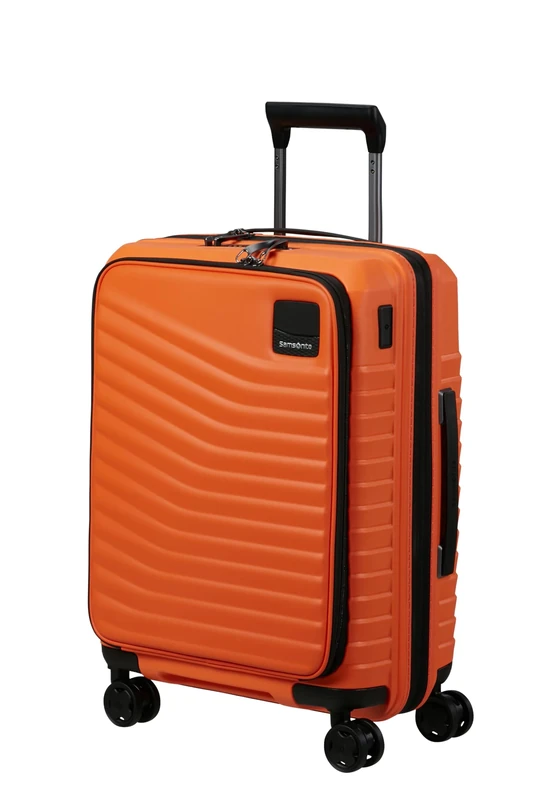 Samsonite Intuo - Spinner S, Expandable Hand - Made with Front Loader, 55 cm, 42/48 l, Orange - Apricot