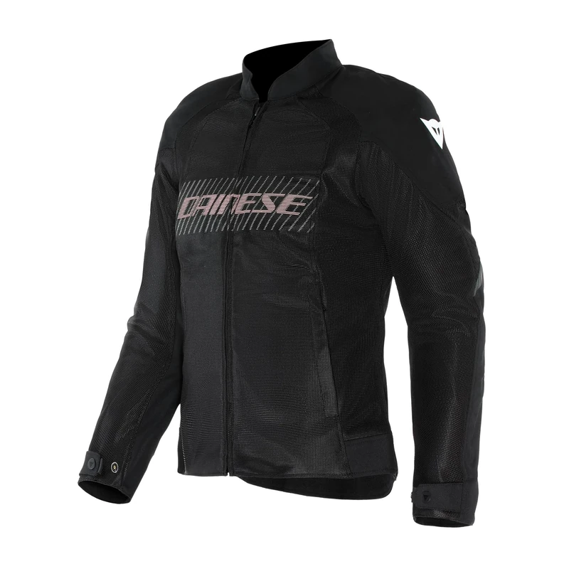 Dainese - Herosphere Air Tex Jacket Wmn, Ventilated And Summer Textile Motorcycle Jacket, Women, Black/White/Peach, 52