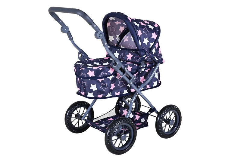 Knorrtoys 63443 Doll's Pram First Star - Blue or Pink
