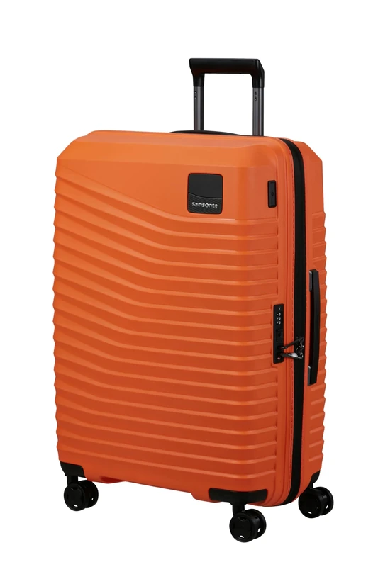 Samsonite Intuo - Spinner M, Expandable Suitcase, 69 cm, 79/87 l, Orange - Apricot