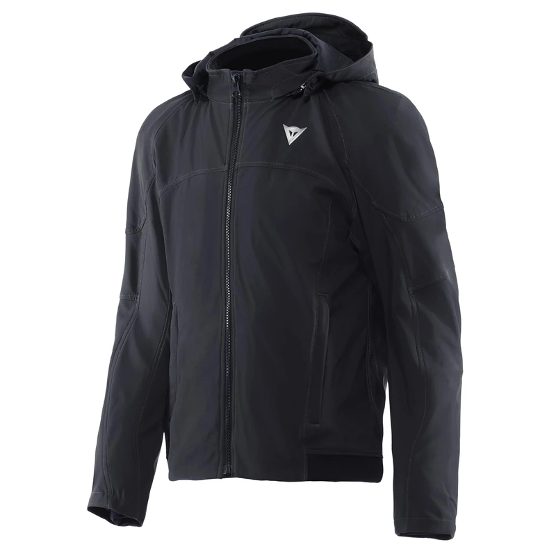 Dainese Men's Ignite 2 Tex Fabric Hooded Biker Jacket, Black, 62
