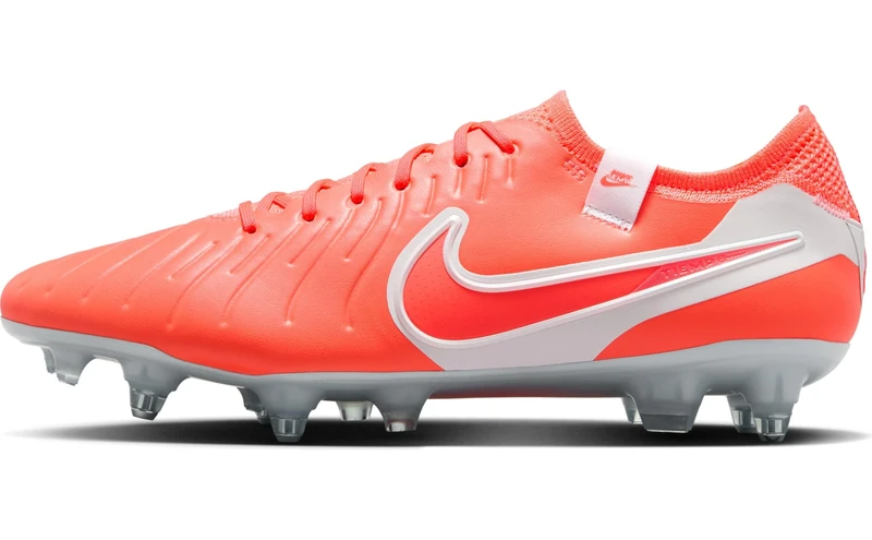 Nike Men's Legend 10 Elite SG-PRO AC Football Shoes, Hot Lava/White, 8.5