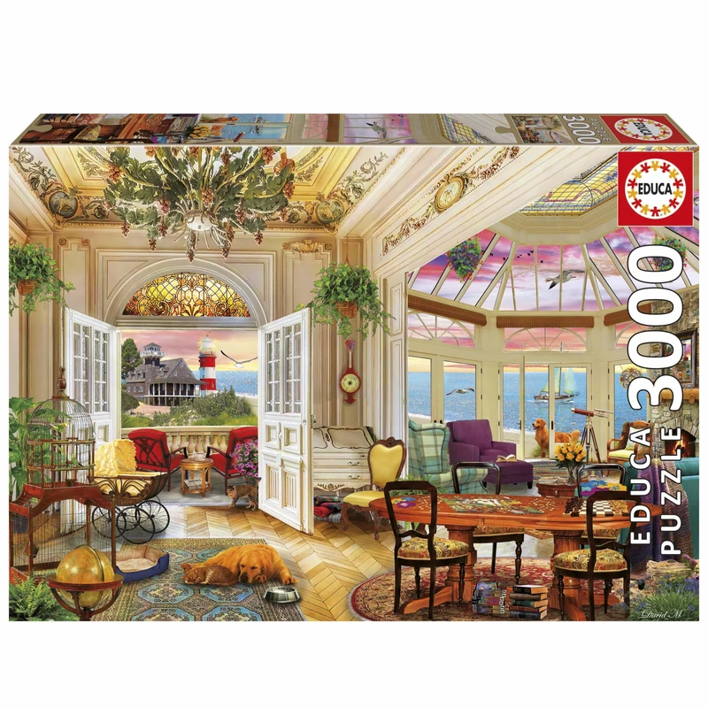 Educa - 3000 Piece Puzzle for Adults | Safe Life on the Coast. Includes Piece Service Lost While Stocks Last. Dimensions: 120 x 85 cm Ages 14+ (20332)