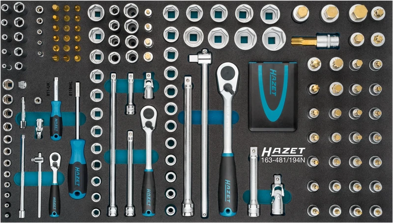 Hazet 163-481/194N Socket Wrench Set - 194 Piece Kit