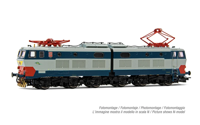 Rivarossi HR2966S FS, E.656 2nd series original livery, with gutter, ep. IV with DCC sound decoder Electric Locomotive