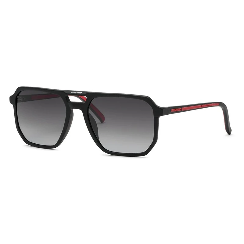 Philipp Plein Sport SSP032 Sunglasses, MATT/Sandblasted Black, 58, Matt/Sandblasted Black, 58