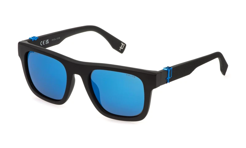 Police SPLQ79E Sunglasses, Matte Black, 53, matte black, 53