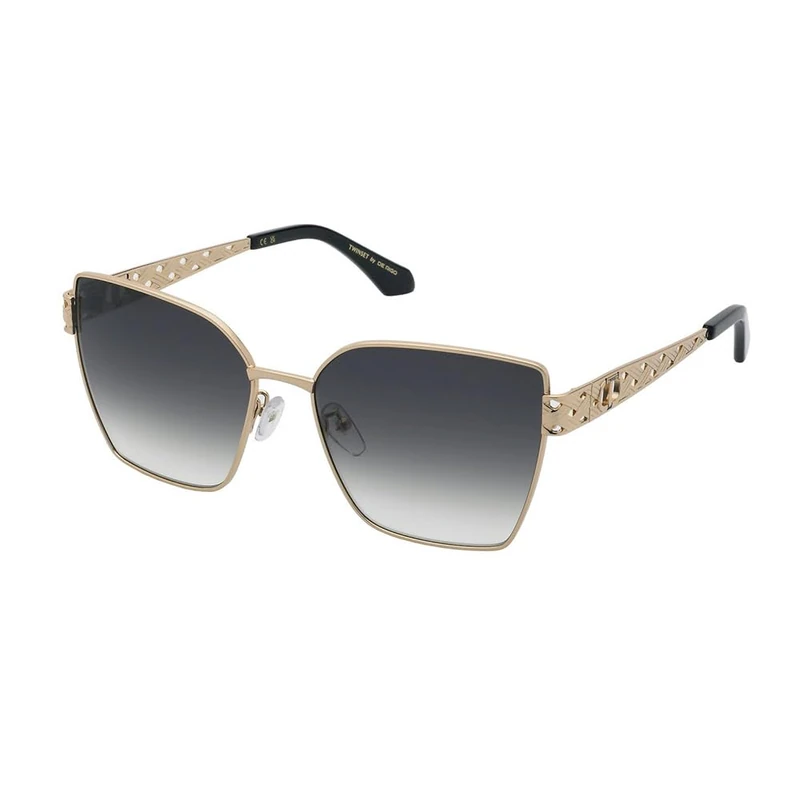 Twinset STW107 Sunglasses, Shiny Total Rose Gold, 59, Shiny Total Rose Gold, 59 - Image 1