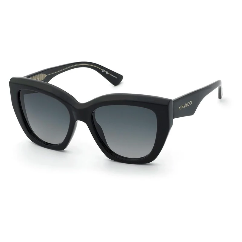 DE RIGO VISION ESPAÑA SUNGLASSES Nina Ricci - MAT: Cellulose acetate-C: SHINY BLACK D: 140x18 - Female