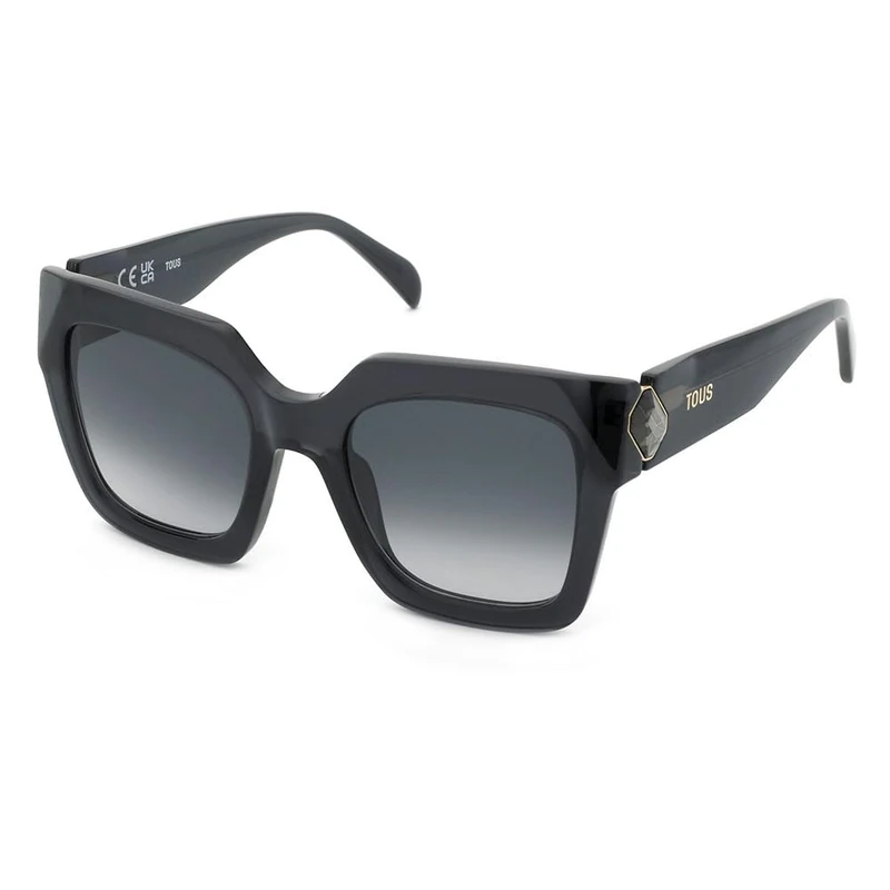 SUNGLASSES TOUS - MAT: Cellulose acetate_C: SHINY TRANSPARENT DARK GREY D: 140x22 / Female