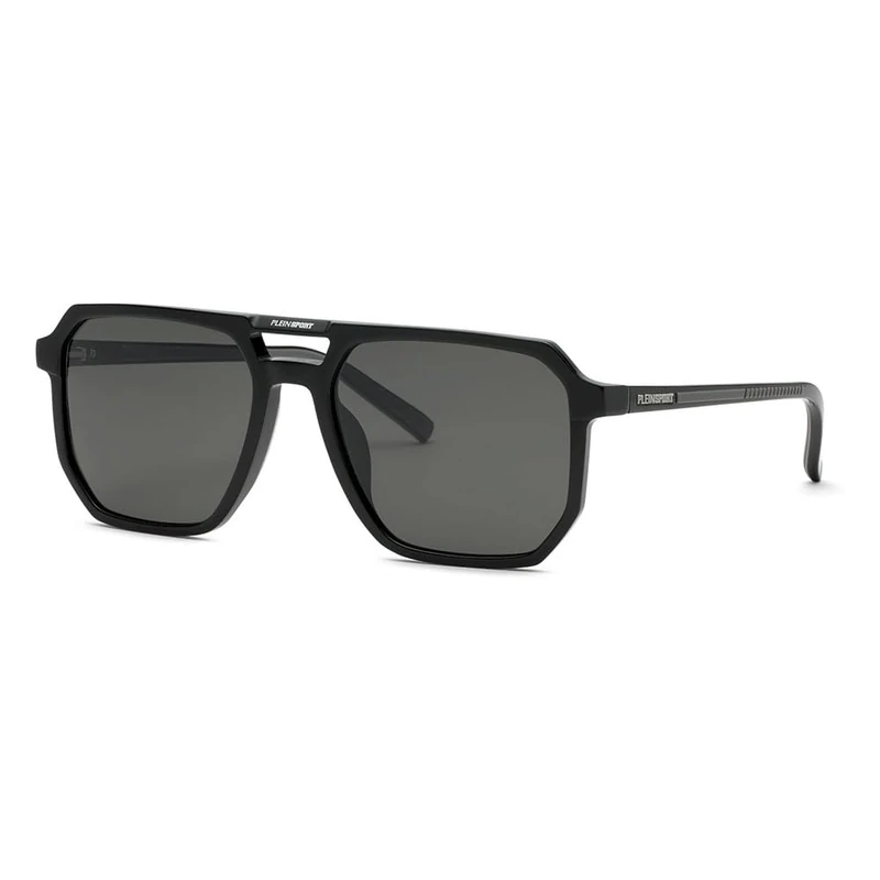Philipp Plein Sport SSP032 Sunglasses, Shiny Black, 58, shiny black, 58