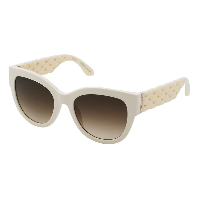 Twinset STW103 Sunglasses, Shiny Full Ivory, 54, Shiny Full Ivory, 54