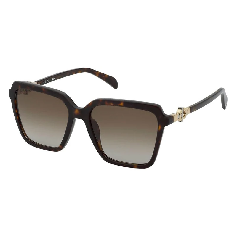SUNGLASSES TOUS - MAT: Cellulose acetate_C: SHINY BROWN/YELLOW HAVANA D: 140x17 / Female