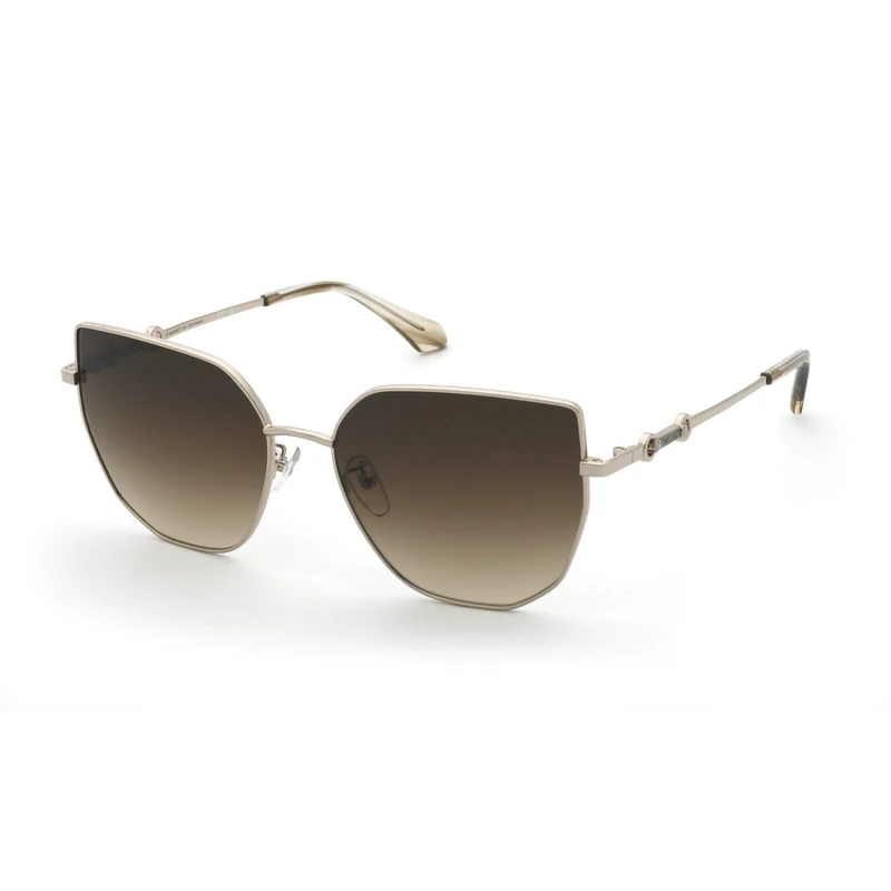Twinset STW101 Sunglasses, Shiny Light Gold, 59, Shiny Light Gold, 59