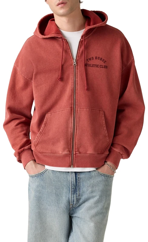 Levi's Two Horse Cropped Zip Up for Men, Sweatshirts, Two Horse Full Zip R, XL - Image 1