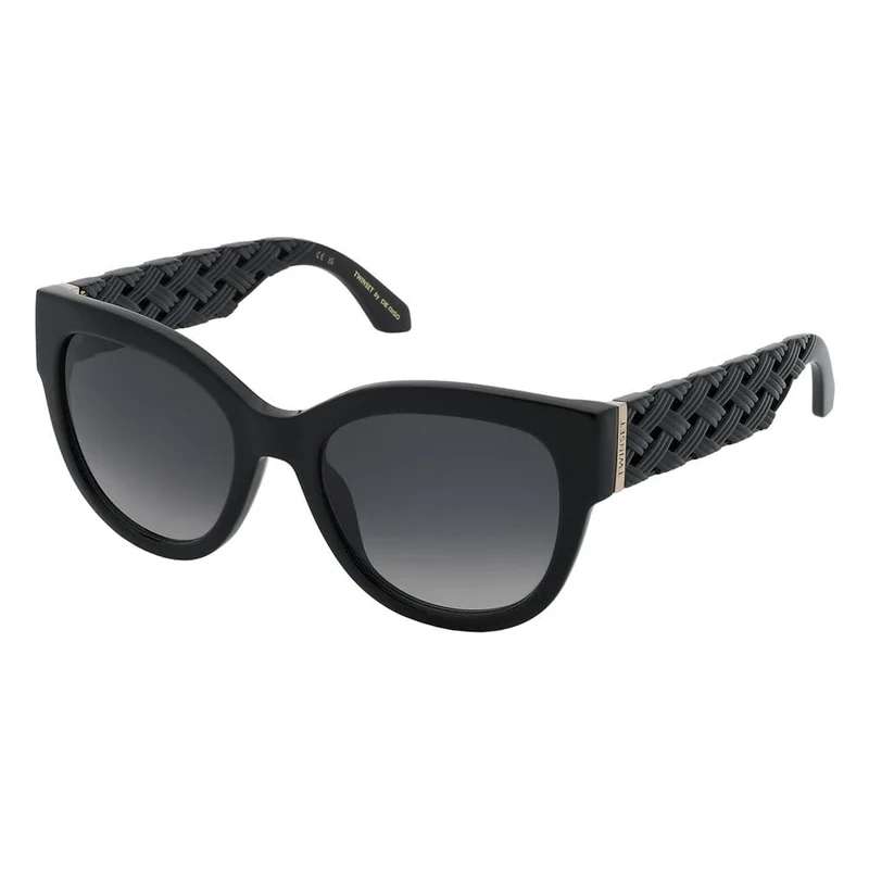Twinset STW103 Sunglasses, Shiny Black, 54, shiny black, 54