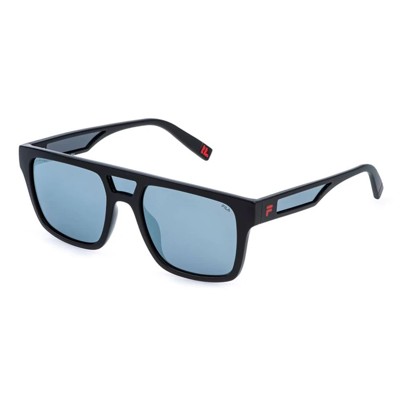 FILA SFIA13 Sunglasses, Matte Black, 55, matte black, 55