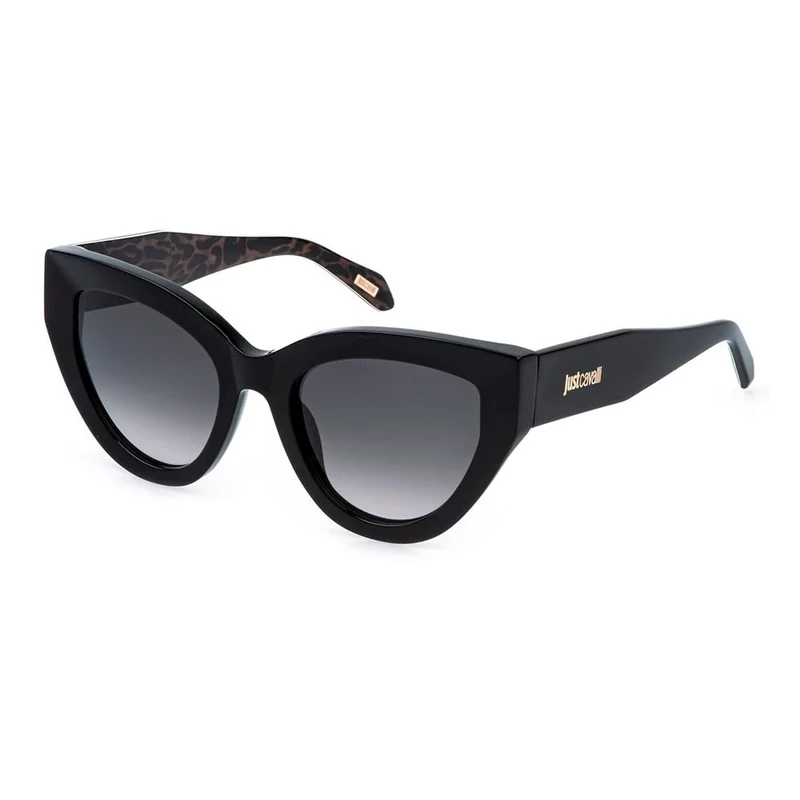 Just Cavalli, SUNGLASSES SJC143-53-700K, SHINY BLACK, Female, Shiny Black, 53, Shiny Black, 53