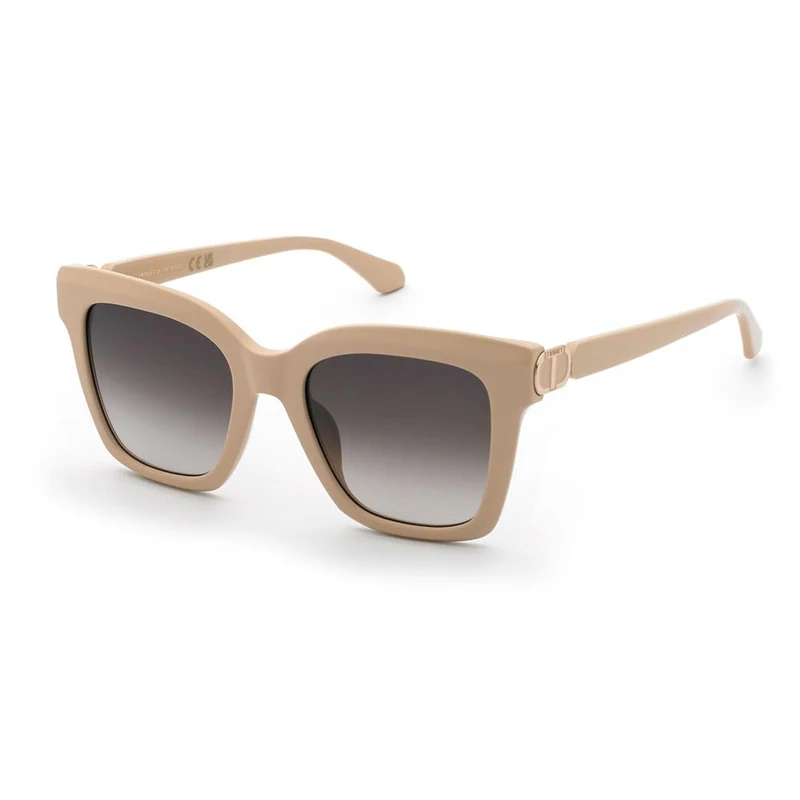 Twinset Stw096 Sunglasses Gloss Beige 52, Glossy Beige, 52
