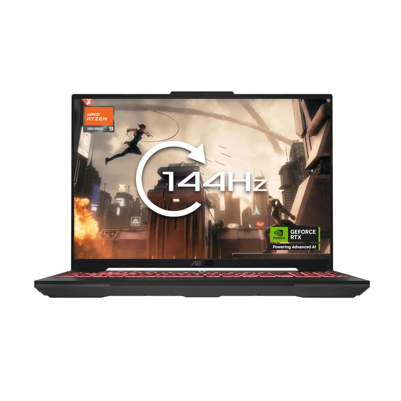 ASUS TUF Gaming A16 FA607PV-RL124W AMD Ryzen 9 7940HX Laptop 40.6 cm (16") WUXGA 16 GB DDR5-SDRAM 1 TB SSD NVIDIA GeForce RTX 4060 Wi-Fi 6 (802.11ax) Windows 11 Home Black, Grey