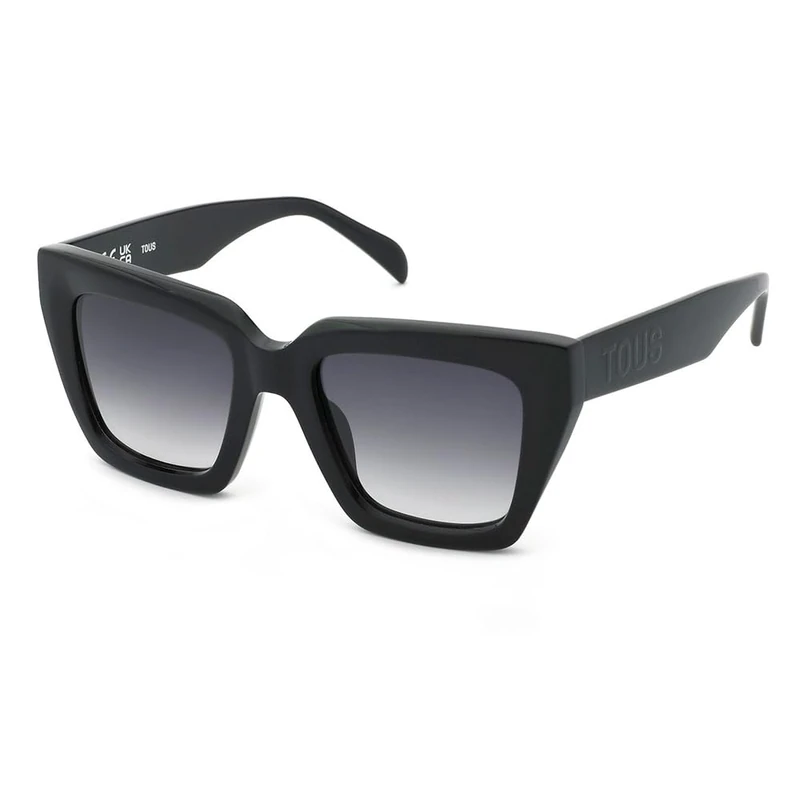 TOUS STOC79 Sunglasses, Shiny Black, 52, shiny black, 52
