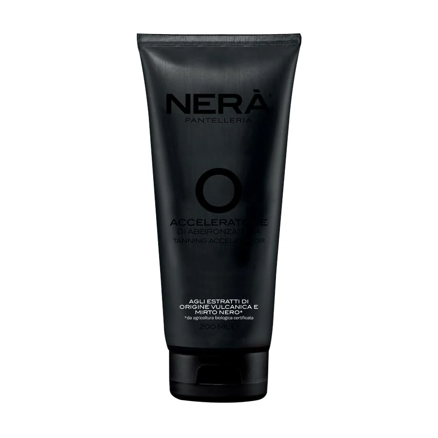 NERA Tanning Accelerator Lotion – Enhances Natural Tan, Hydrates & Nourishes Skin with Shea Butter, Almond & Avocado Oils, Lightweight, Non-Greasy & Quick-Absorbing, Dermatologically Tested, 200ml