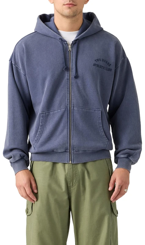 Levi's Two Horse Cropped Zip Up for Men, Sweatshirts, Two Horse Full Zip Z, L