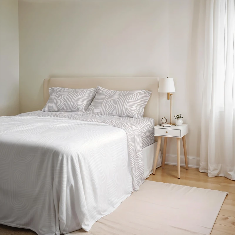 Italian Bed Linen Ida Double Duvet Cover Set Cotton Diana Made in Italy