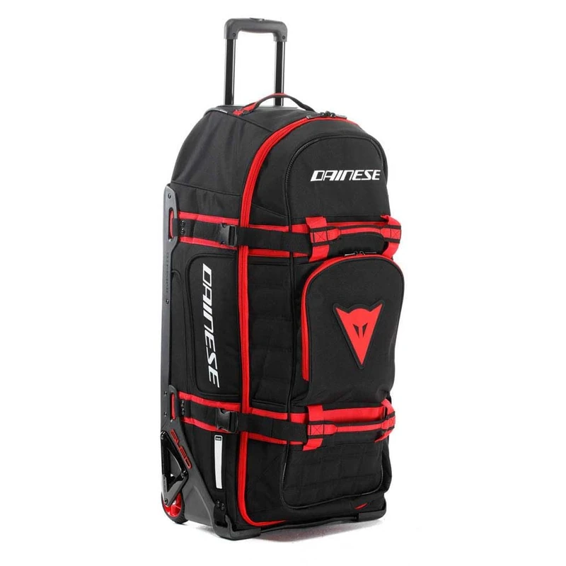 Dainese Unisex's D-rig 2 Wheeled Bag 123L Duffel, Black/Red