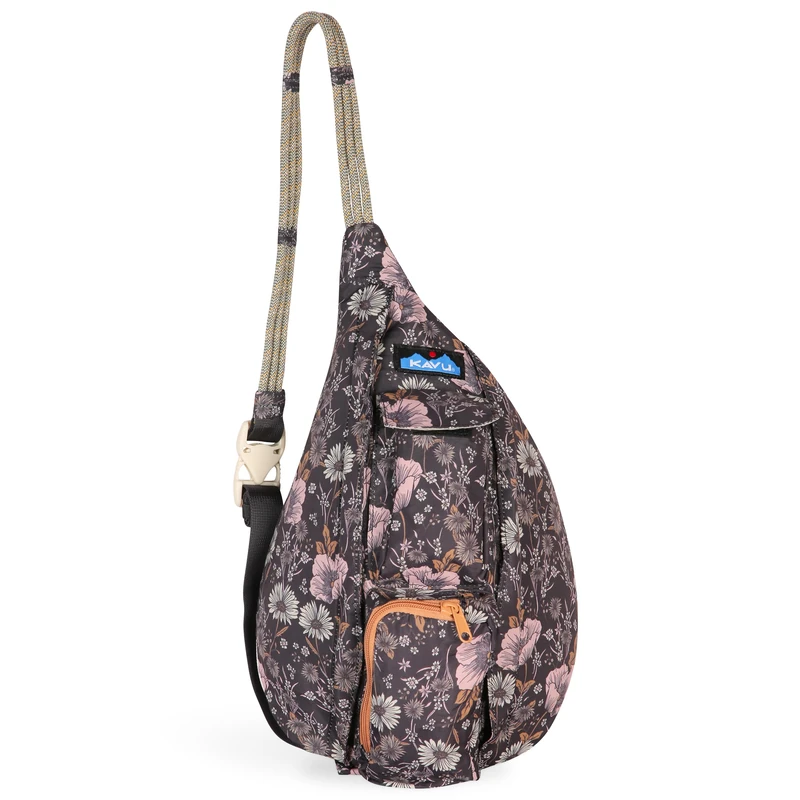 KAVU Unisex's Mini Slingback Sling Bag, Quiet Wildflowers, One Size