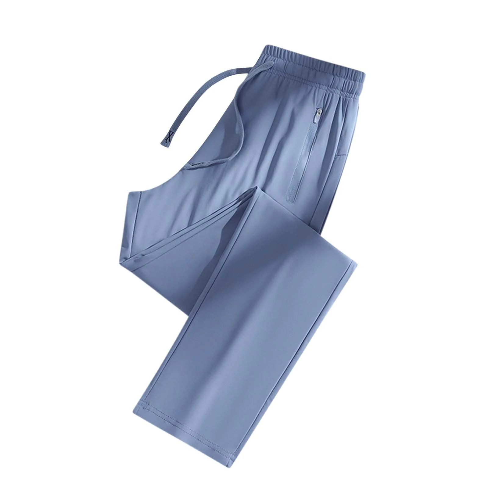 FNKDOR Stretch Women Unisex Quick Drying Pants Breathable Loose Pants Womens Stretch Pants with Zipper Pockets Womens Elastic Waist Dress Pants (Sky Blue, S)