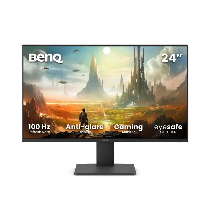 BenQ GW2491E 24” Gaming Monitor, 100Hz, IPS, 1080p FHD, Eye-Care, HDMI, DisplayPort, 1080x1920, Ultra Slim Bezel, TUV-Certified, Flicker-free, Low Blue Light Plus, Eye-CareU (2025 New)