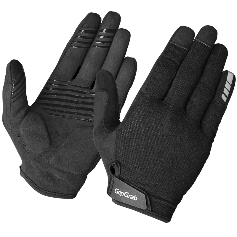GripGrab EXPLR Padded Full Finger Summer Mountain Bike Gloves Long Cushioned MTB Gravel Biking Off-Road Cycling Glove