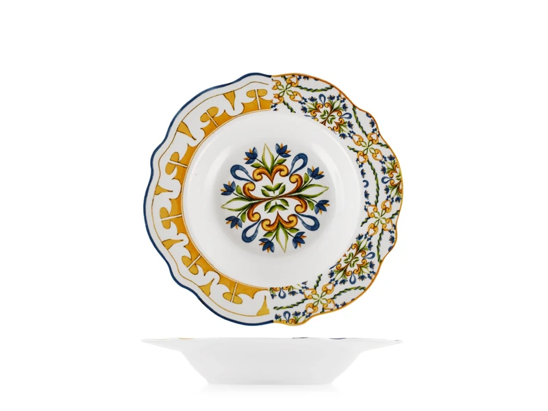 H&H Faenza Set of 6 Soup Plates 21 cm