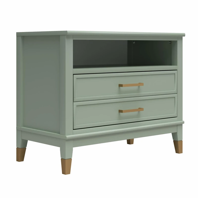 Dorel Home Westerleigh Wide Nightstand Pale Green
