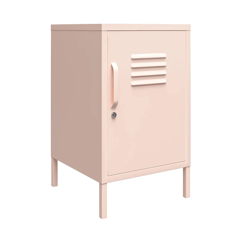 Dorel Home Mission District End Table Pink Met