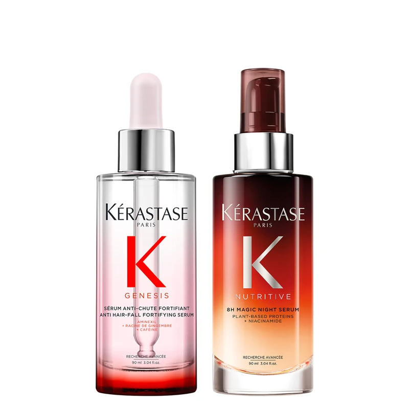 Kérastase Magic Power Duo, Genesis Anti-Chute Fortifiant Serum 90ml and Nutritive 8H Night Serum 90ml