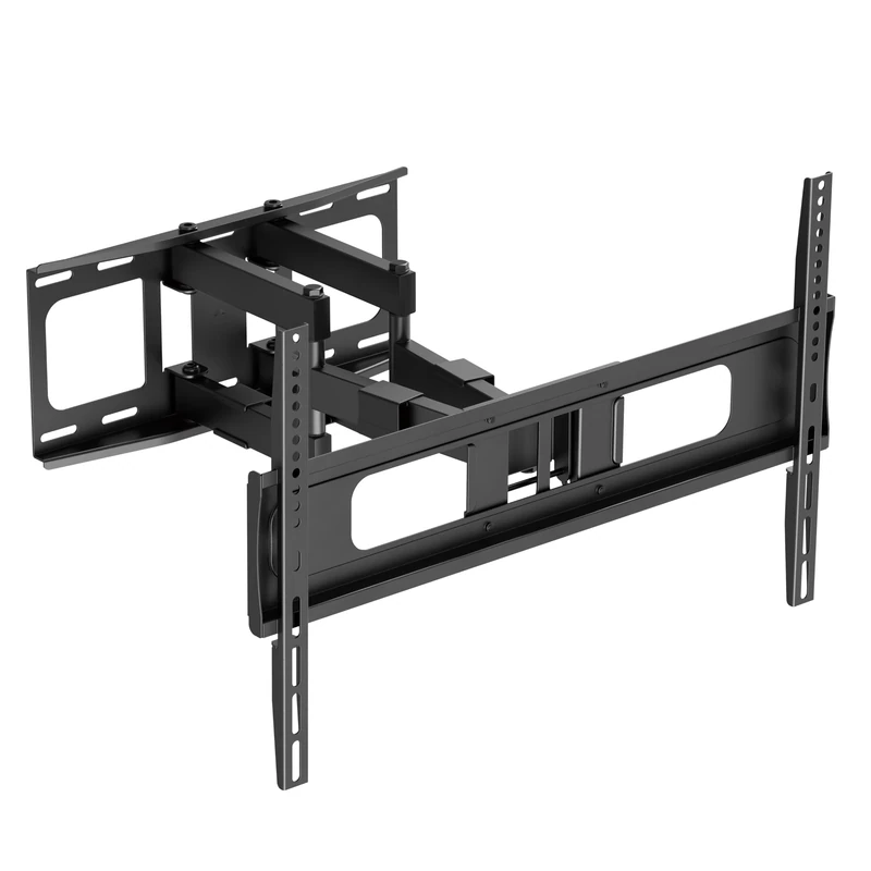 ProperAV Heavy Duty Swing Arm TV Wall Bracket 37" 40" 42" 43" 46" 50" 55" 60" 65" 70" 75" 77” 83” 86” VESA Max 600x400 Black
