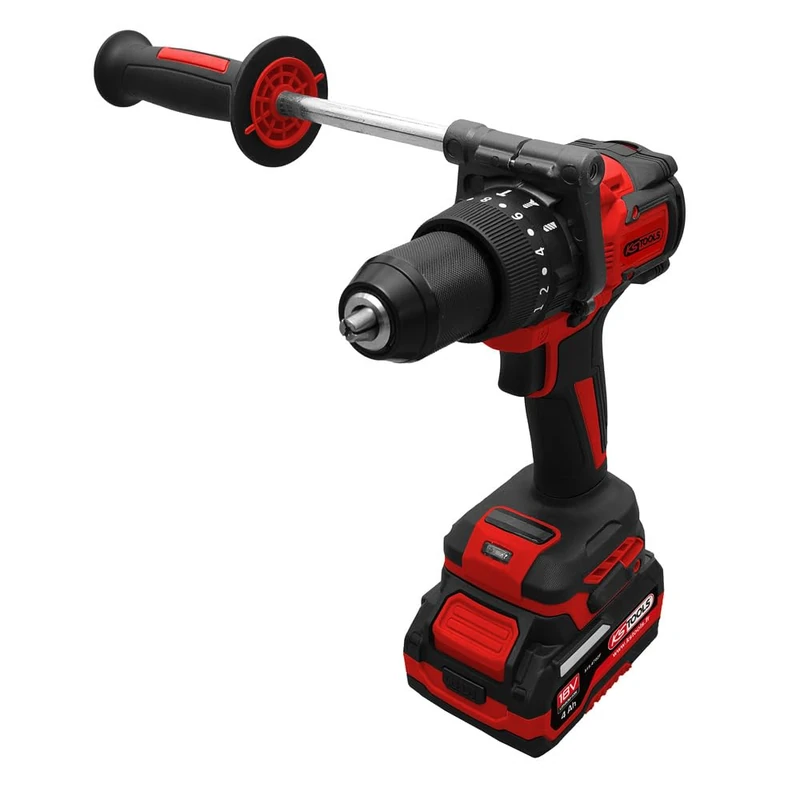 KS Tools - 515.4730F - Battery Driver Drill - Cordless brushless Drill - Power 18 V - 1.6 kg Without Battery