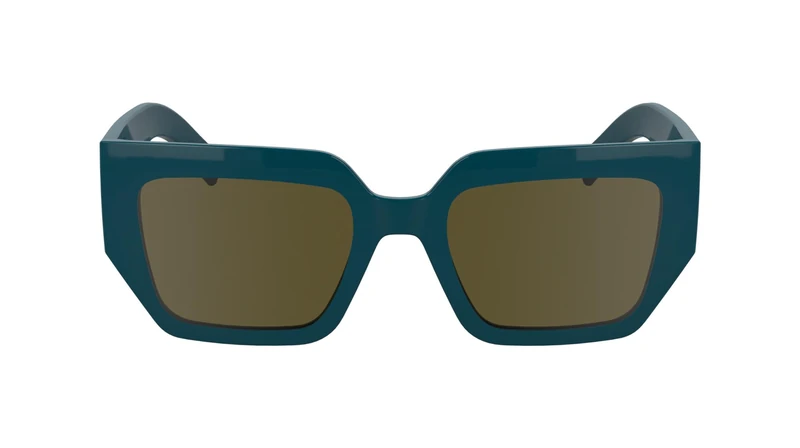 KARL LAGERFELD Women's Sunglasses KL6166S - Petrol with Solid Ochre Lens