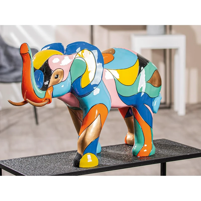 Casablanca modernes Design Decorative Figurine, Resin, Multicoloured, Breite 58 cm