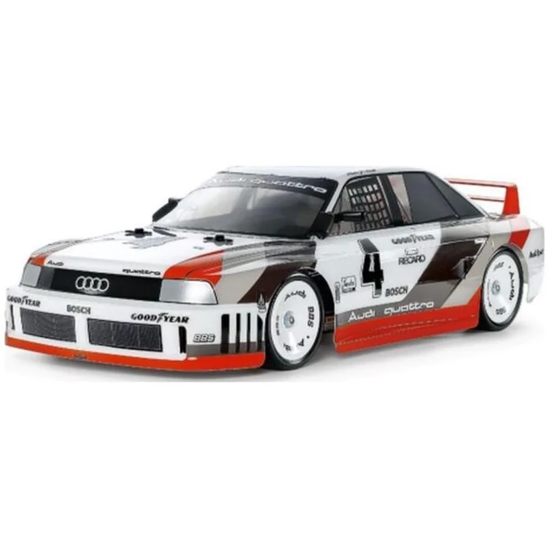 TAMIYA 58744 1:10 RC Audi 90 Quattro Racing TT-02 Remote Control Car, Vehicle, Model Building, Assembly, Hobby, RC Kit