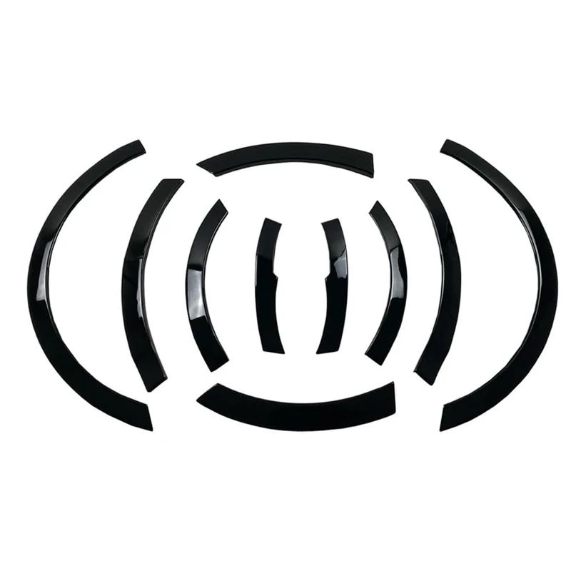 Oneway Set Wheel Arch Trims compatible with Ford Transit Custom MK1 Facelift 2018-2023 - Gloss black