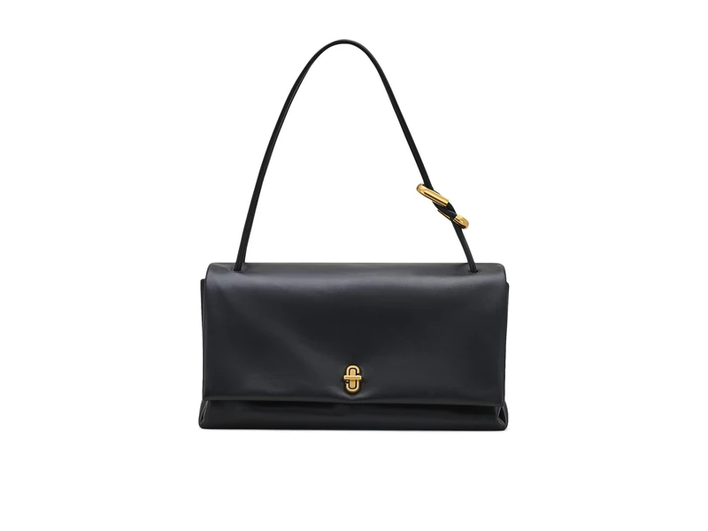 MARC JACOBS Women's The Large DUAL Bag, Schwarz
