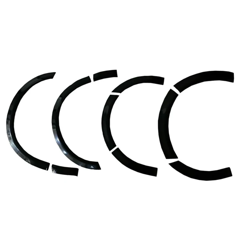 Oneway Set Wheel Arch Trims compatible with Volkswagen Transporter T6.1 2020-2022 (Long wheel base) - Gloss black