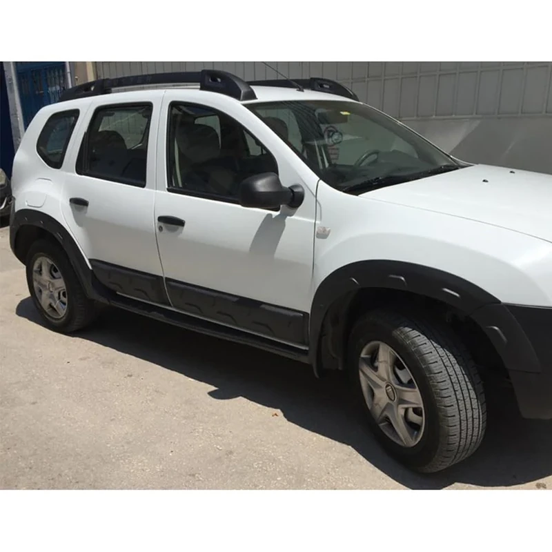 Oneway Body Cladding compatible with Dacia Duster I 2010-2017 (Off-Road) (without Duster Marking) - Matt black