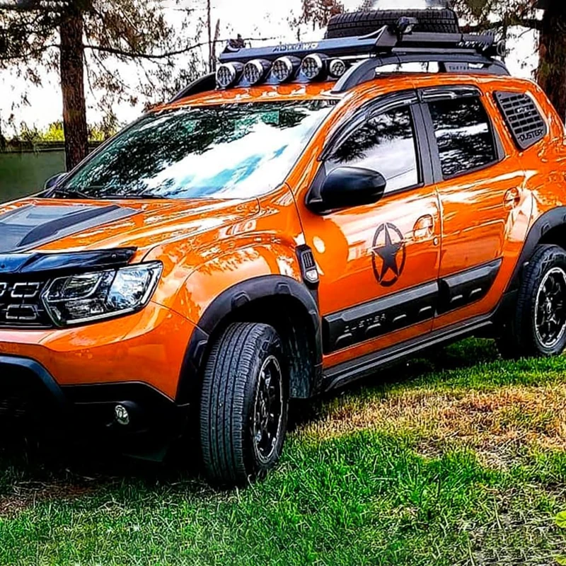 Oneway Complete body kit compatible with Dacia Duster II 2018-2024 with Park Assist (Offroad) - Matt black