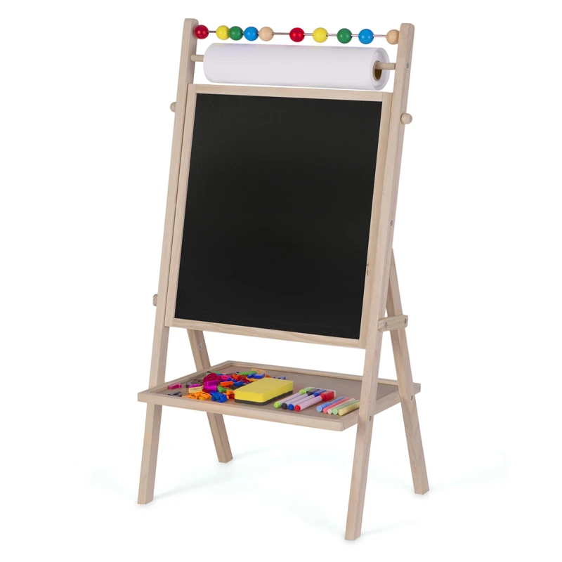 Ricokids Magnetic Board and Chalkboard Double-Sided Set