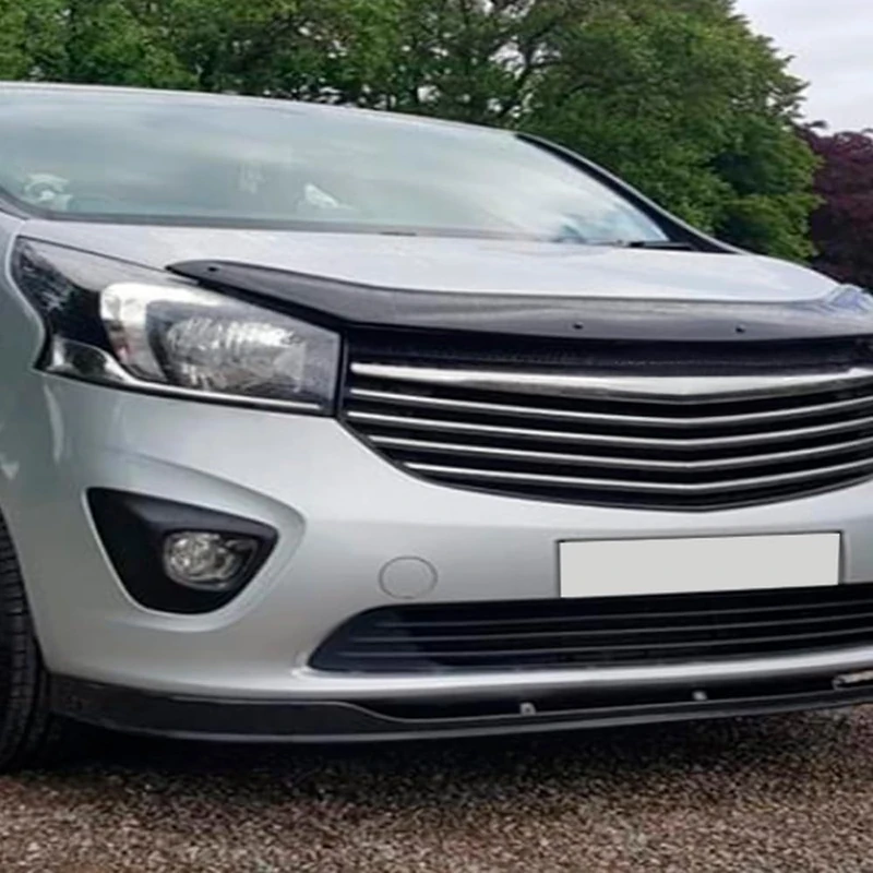 Oneway Bonnet Protector compatible with Opel Vivaro X82 2014-2018 - Gloss black